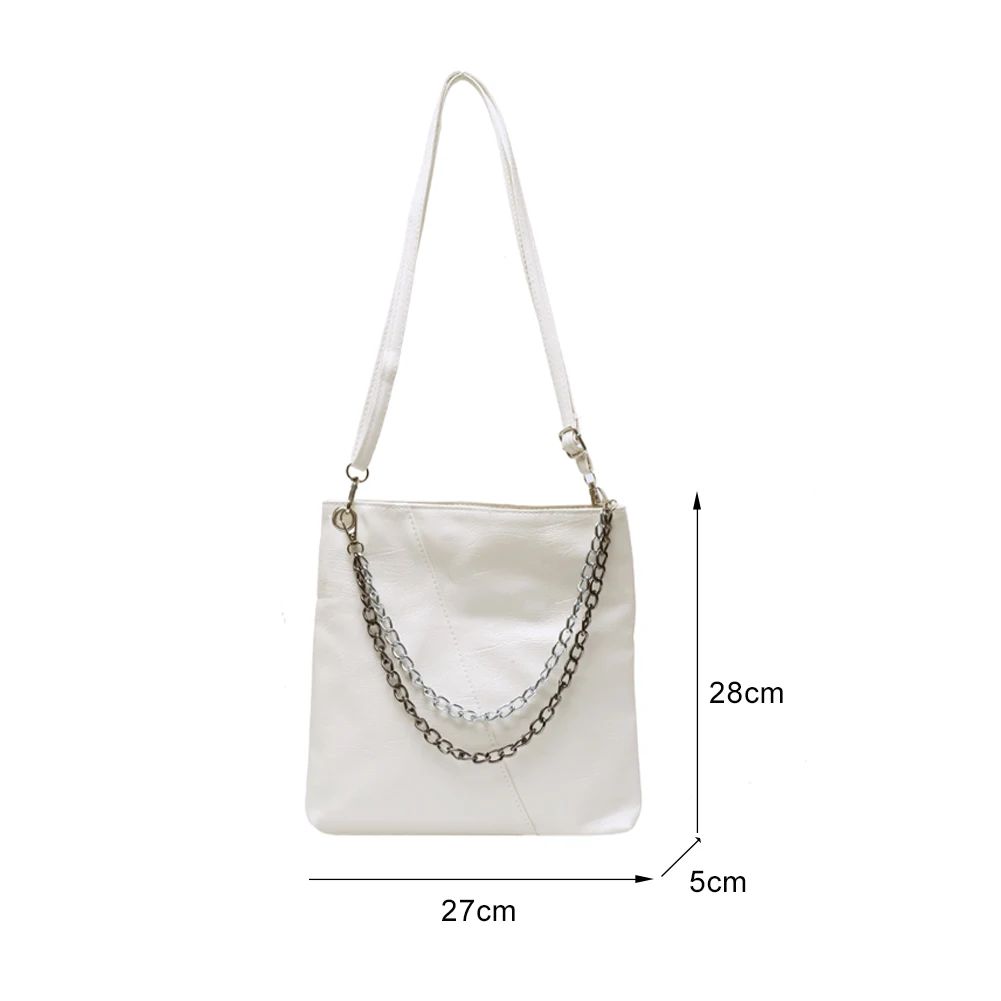 Fashion Solid Color Women Messenger Handbags Casual Simple PU Leather Chain Totes Female Shoulder Crossbody Bags
Fashion Solid Color Women Messenger Handbags Casual Simple PU Leather Chain Totes Female Shoulder Crossbody Bags