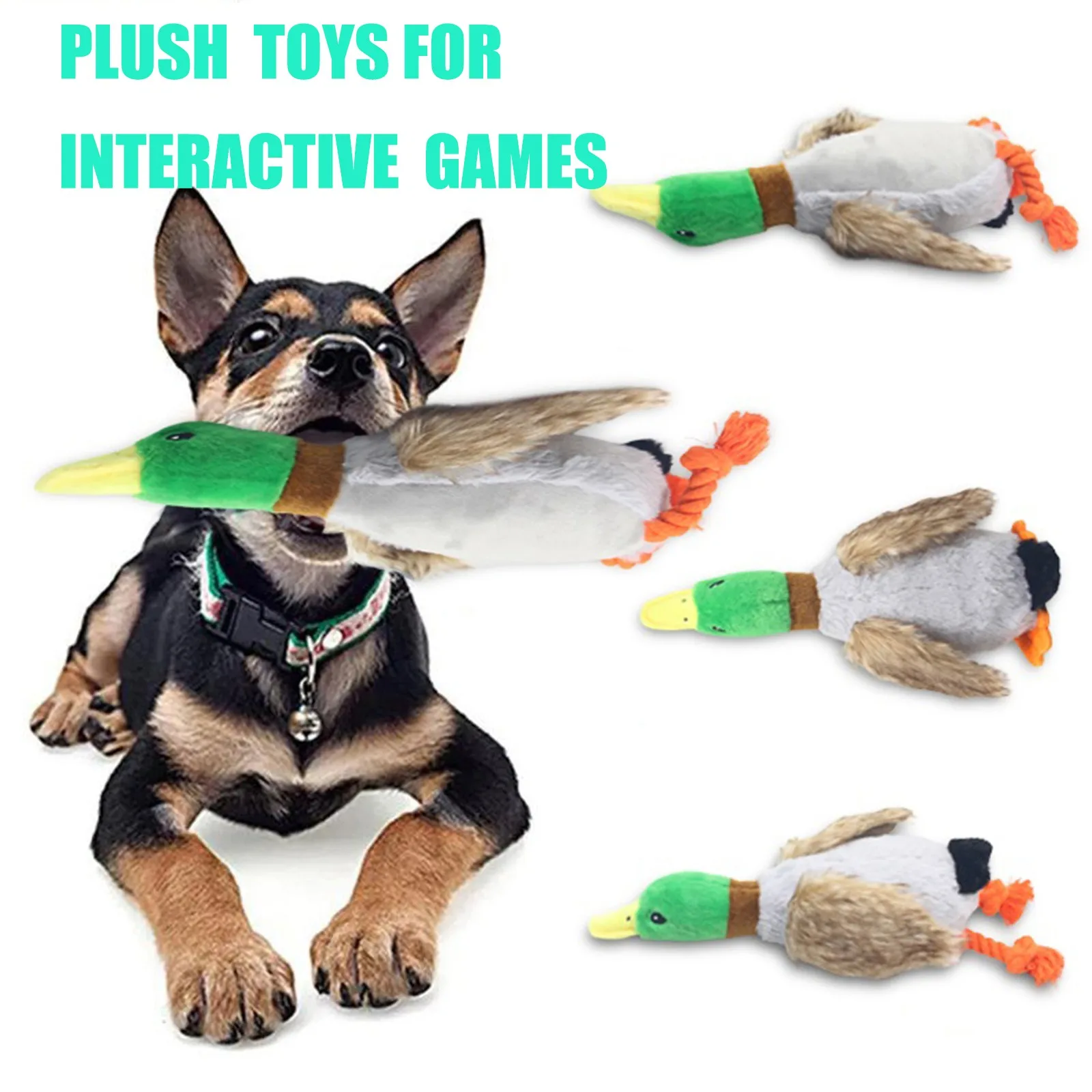 Новинка 2021 популярная мягкая игрушка для собак среднего размера неразрушаемые