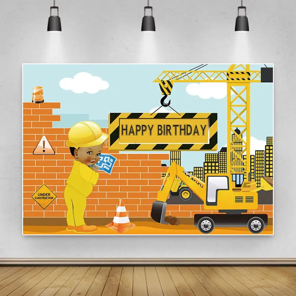 Boy Birthday Backdrops Construction Zone Excavator Truck Custom Photography Backgrounds Baby Shower Boy Newborn Photozone Prop
Boy Birthday Backdrops Construction Zone Excavator Truck Custom Photography Backgrounds Baby Shower Boy Newborn Photozone Prop