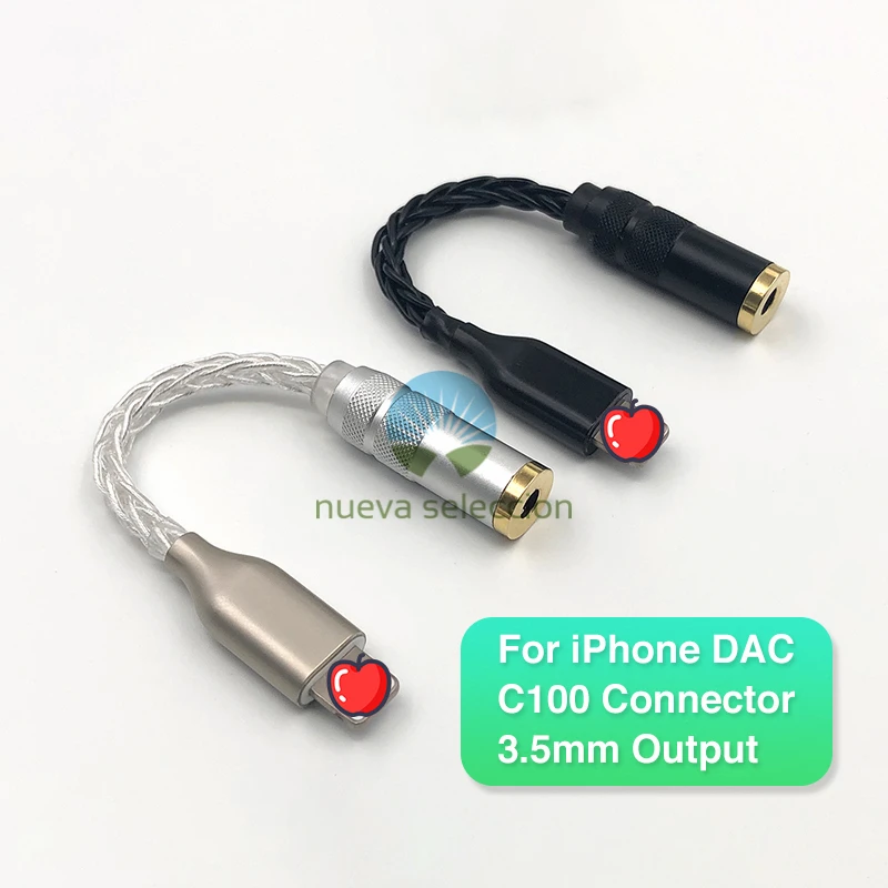 For Lightning to 3.5mm Jack Hi Fi iPhone DAC Amplifier Adapter Cable Audio Converter for Earphone Hi Res for iP 11 12 Pro X XS
For Lightning to 3.5mm Jack Hi Fi iPhone DAC Amplifier Adapter Cable Audio Converter for Earphone Hi Res for iP 11 12 Pro X XS