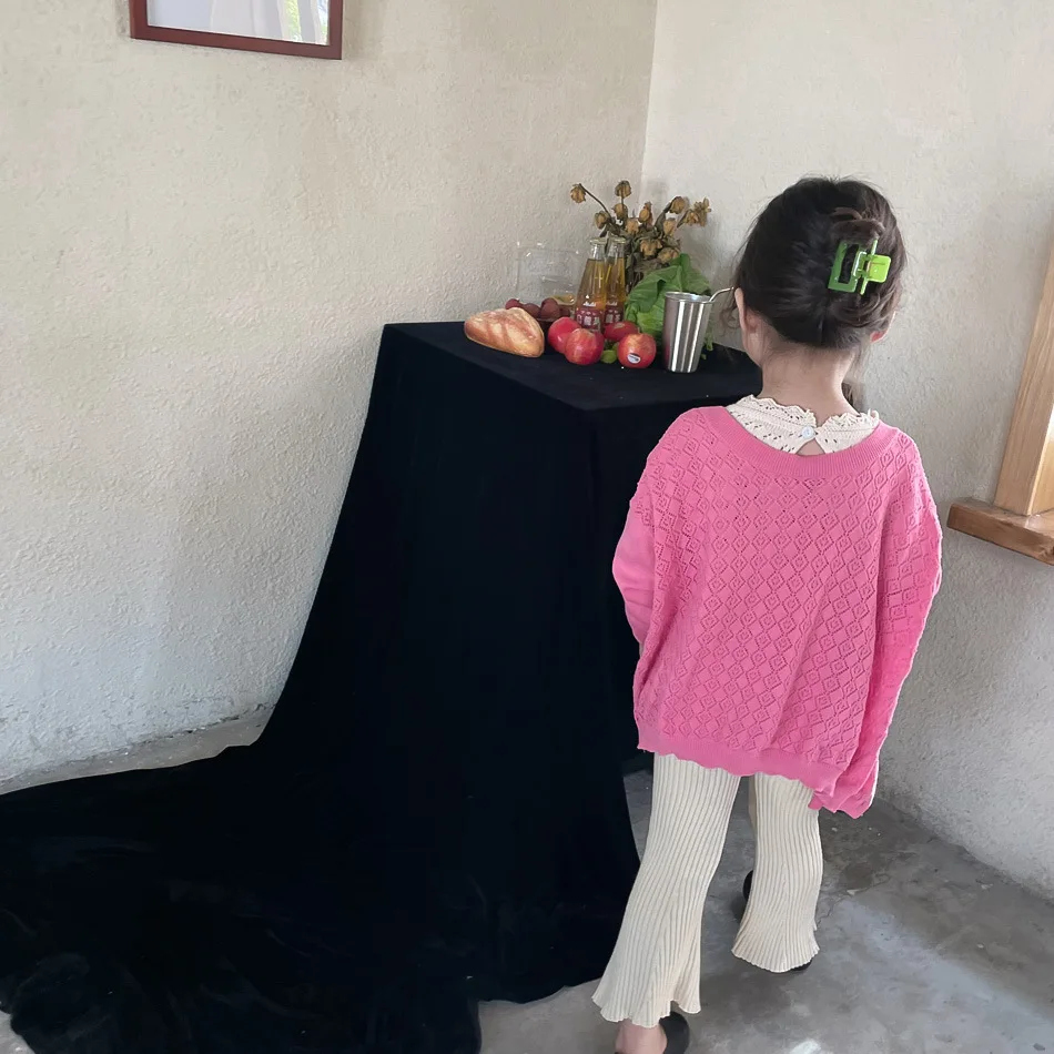 Фото Однотонная Одежда для девочек пальто спереди и сзади Новинка осени 2021 Детский