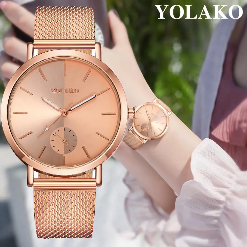 YOLAKO Women'S Casual Quartz Plastic Leather Band Watch Analog Wrist Watch Stainless Steel Swatch Watch 2021 Unisex Clock Hours
YOLAKO Women'S Casual Quartz Plastic Leather Band Watch Analog Wrist Watch Stainless Steel Swatch Watch 2021 Unisex Clock Hours