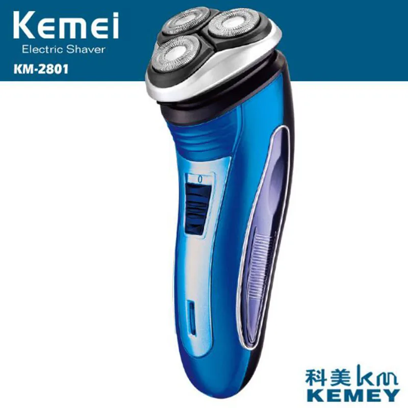 Kemei KM-2801 Men's Electric Shaver Rechargeable Float Triple Blades Razor Professional Hair Removal High Quality Electric Razor
Kemei KM-2801 Men's Electric Shaver Rechargeable Float Triple Blades Razor Professional Hair Removal High Quality Electric Razor