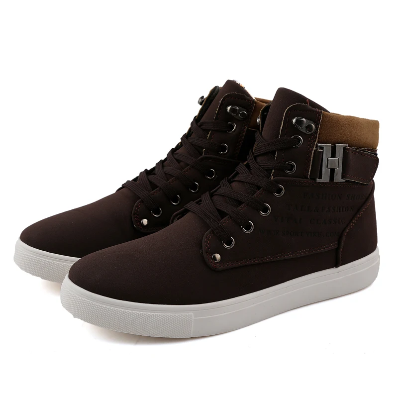 Autumn and winter sports men's boots large size 38-47 fashionable fur lace up warm Leather Boots Men's high top snow casual shoe
Autumn and winter sports men's boots large size 38-47 fashionable fur lace up warm Leather Boots Men's high top snow casual shoe