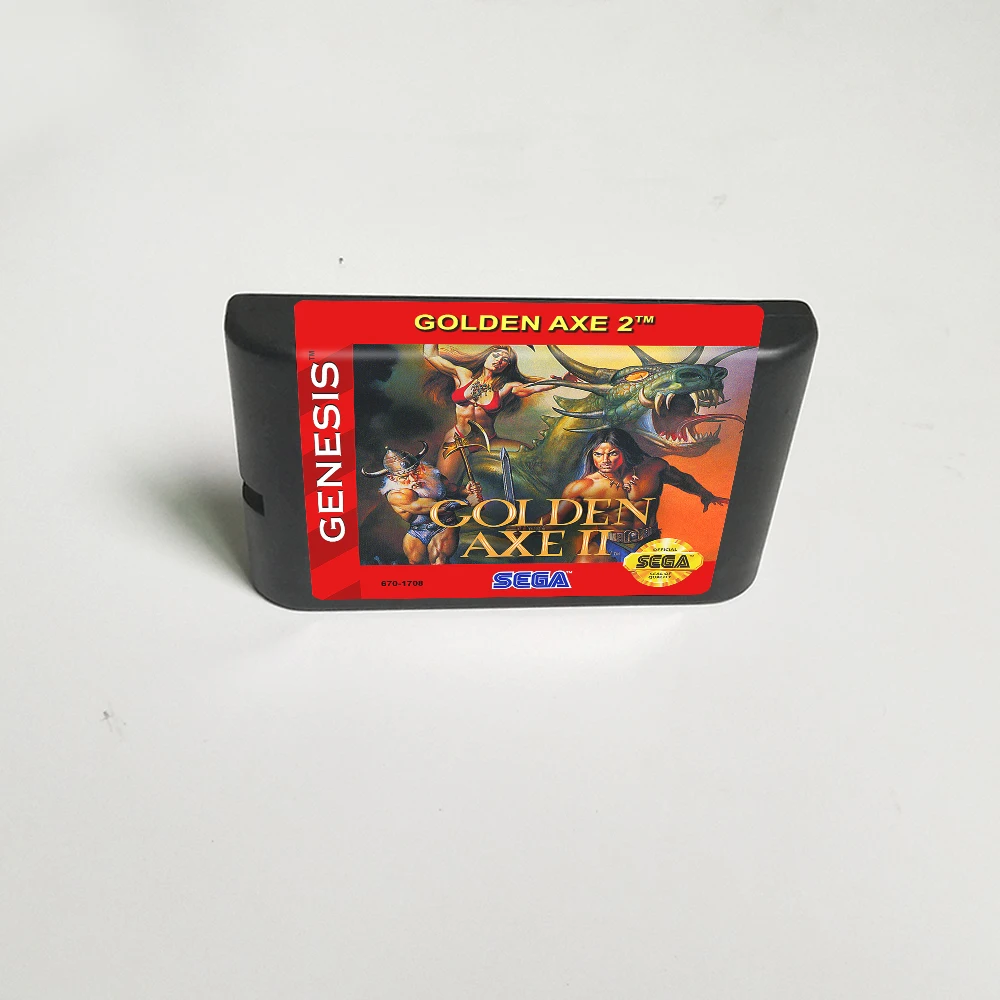 Игровая карта Golden Axe II, 16 бит, MD, картридж для игровой консоли Sega Megadrive Genesis
Игровая карта Golden Axe II, 16 бит, MD, картридж для игровой консоли Sega Megadrive Genesis