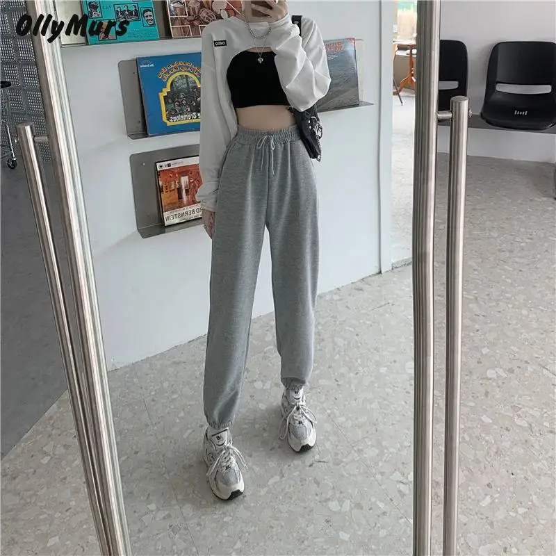 Спортивные штаны для женщин, Осень-зима, новинка, флисовые серые джоггеры с высокой талией, повседневные подходящие ко всему прямые брюки в ...
Спортивные штаны для женщин, Осень-зима, новинка, флисовые серые джоггеры с высокой талией, повседневные подходящие ко всему прямые брюки в ...