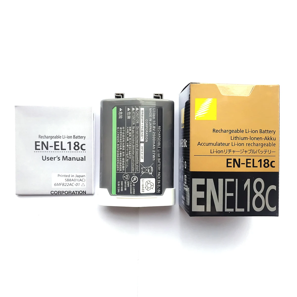 1/2 Pieces Original EN-EL18c EN EL18c Battery For Nikon D4 D4S D5 D500 D800 D810 DSLRs Digital SLR Camera
1/2 Pieces Original EN-EL18c EN EL18c Battery For Nikon D4 D4S D5 D500 D800 D810 DSLRs Digital SLR Camera