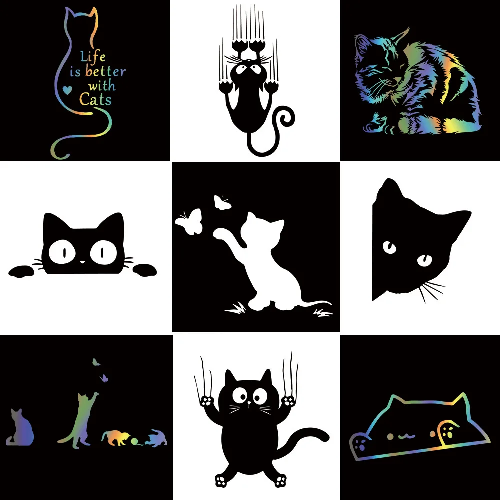 Cute Cat Car Stickers Wrap Vinyl Cars Window Body Decoration to cover scratches Motorcycle Decal Stickers
Cute Cat Car Stickers Wrap Vinyl Cars Window Body Decoration to cover scratches Motorcycle Decal Stickers