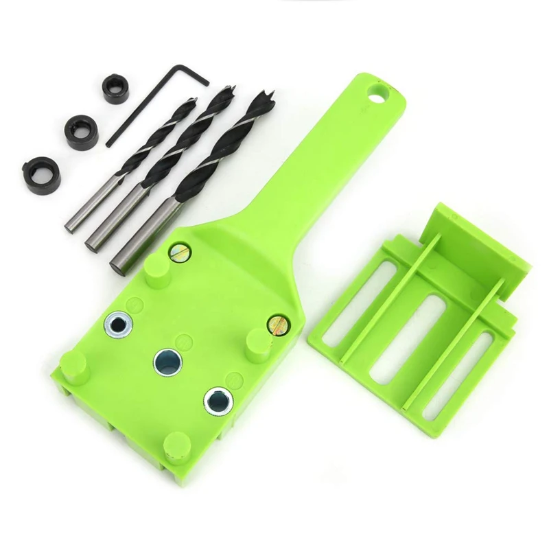 8Pcs Woodworking Dowel Jig, Handheld Woodworking Dowel Jig Kit, Drill Guide Hole Drill Kit, Wood Drilling Tools
8Pcs Woodworking Dowel Jig, Handheld Woodworking Dowel Jig Kit, Drill Guide Hole Drill Kit, Wood Drilling Tools