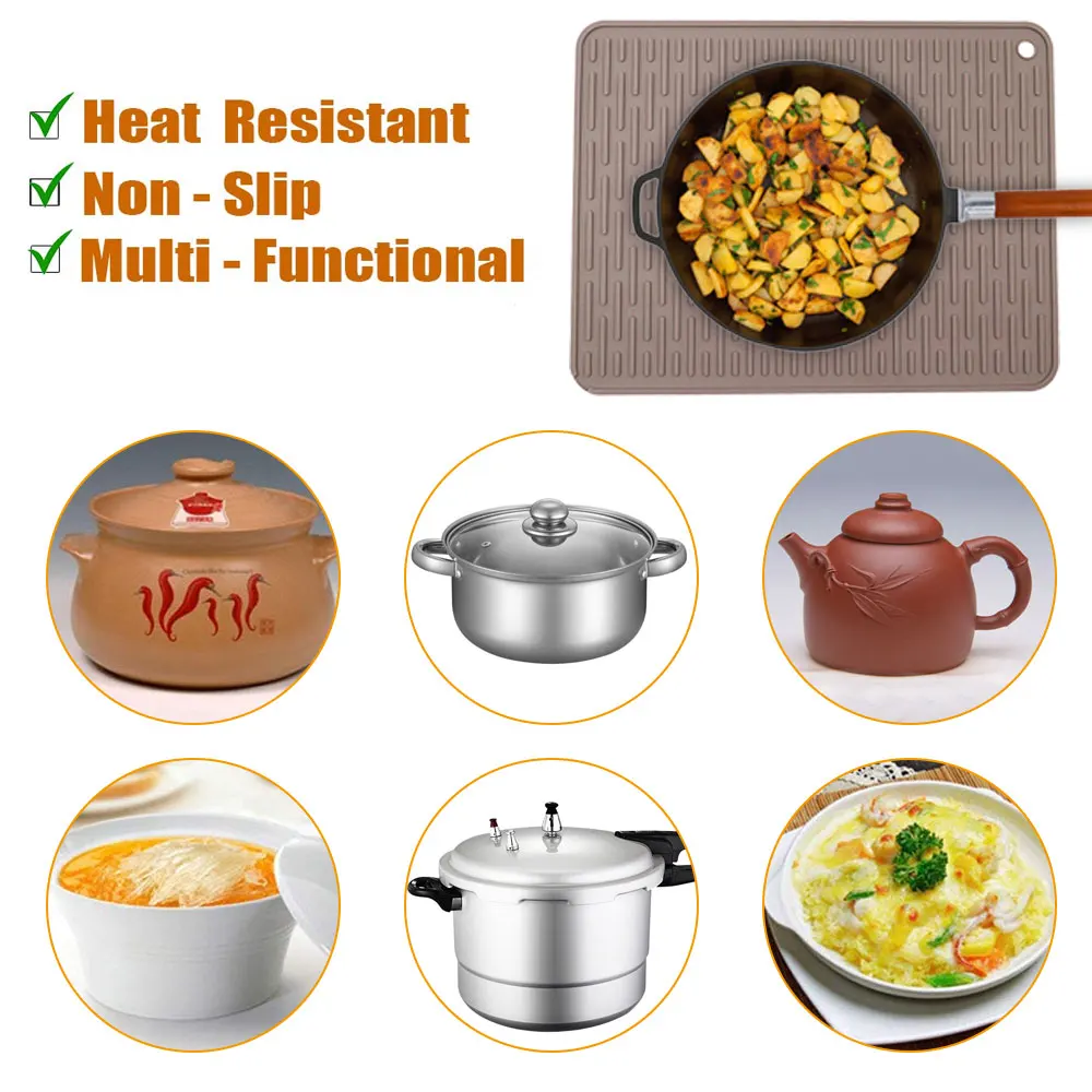 Large Silicone Drying Mat Heat Resistant Cushion Pad Dish Cup Dishwasher Draining Dinnerware Table Placemat Tableware
Large Silicone Drying Mat Heat Resistant Cushion Pad Dish Cup Dishwasher Draining Dinnerware Table Placemat Tableware