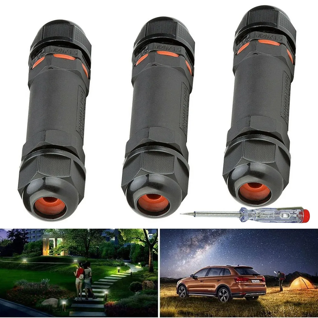 3 Pole Core Joint Outdoor IP68-Waterproof Seal Electrical Cable Wire Connector Electrical Cable Wire Connector
3 Pole Core Joint Outdoor IP68-Waterproof Seal Electrical Cable Wire Connector Electrical Cable Wire Connector