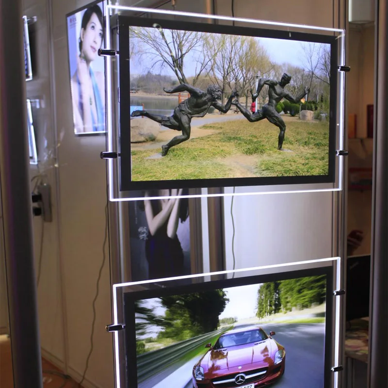 (10unit/Column) A3 Single Sided Magnetic Framed Light Box,Wire Cable Edge Lit LED Display Panels
(10unit/Column) A3 Single Sided Magnetic Framed Light Box,Wire Cable Edge Lit LED Display Panels