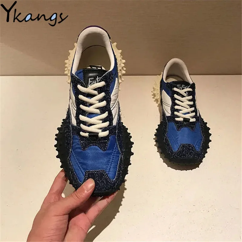 Non-slip Outsole Women's Sports Shoes Korean Color Matching Low Cut Black Shoes Outdoor All-match Lace-up Ladies Vulcanize Shoe
Non-slip Outsole Women's Sports Shoes Korean Color Matching Low Cut Black Shoes Outdoor All-match Lace-up Ladies Vulcanize Shoe