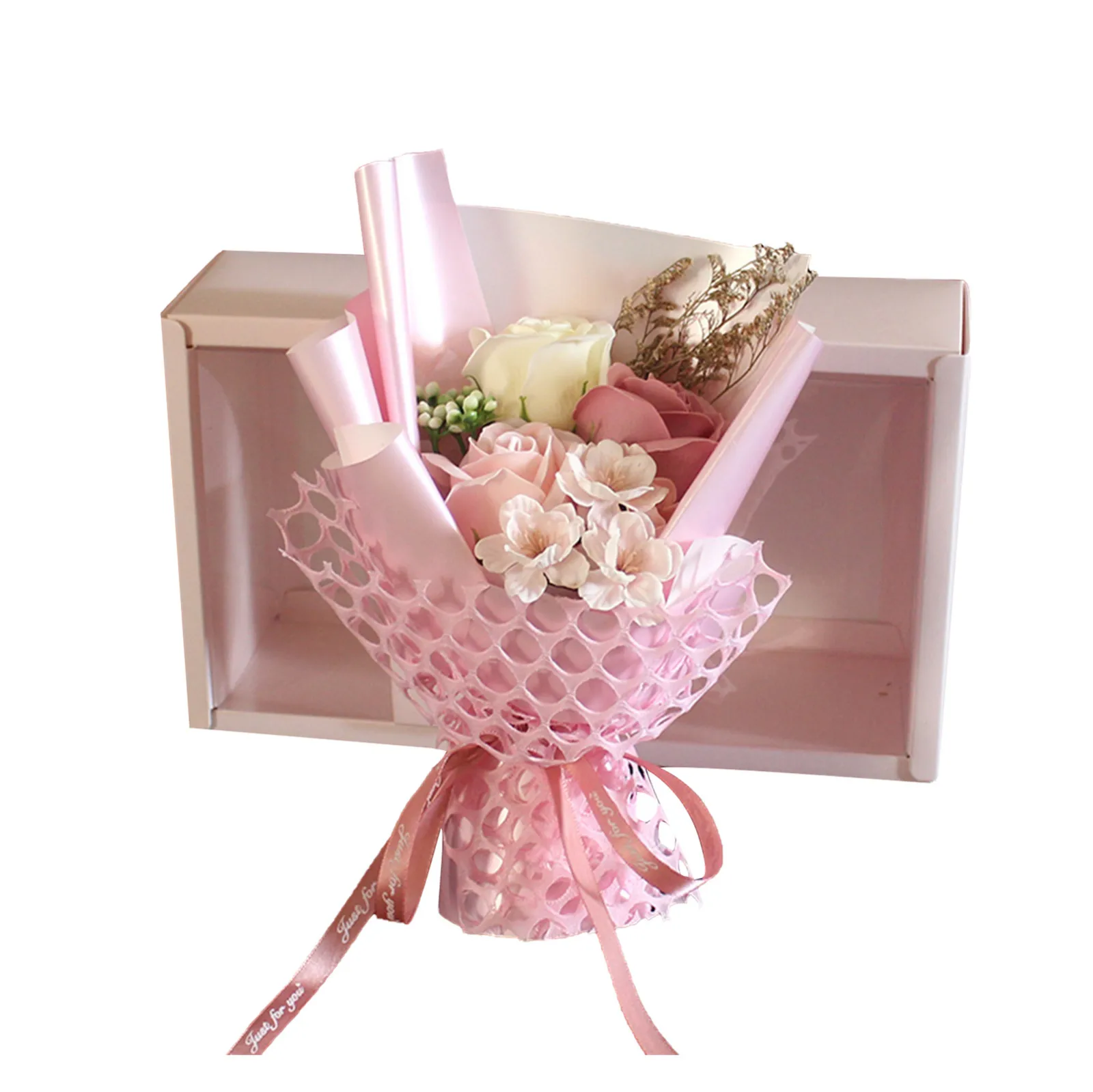40# Wedding Gift Soap Rose Flower Gift Box Bouquet Stuffed Bear Wife Present Artificial Flowers Valentine's Day Birthday Party
40# Wedding Gift Soap Rose Flower Gift Box Bouquet Stuffed Bear Wife Present Artificial Flowers Valentine's Day Birthday Party