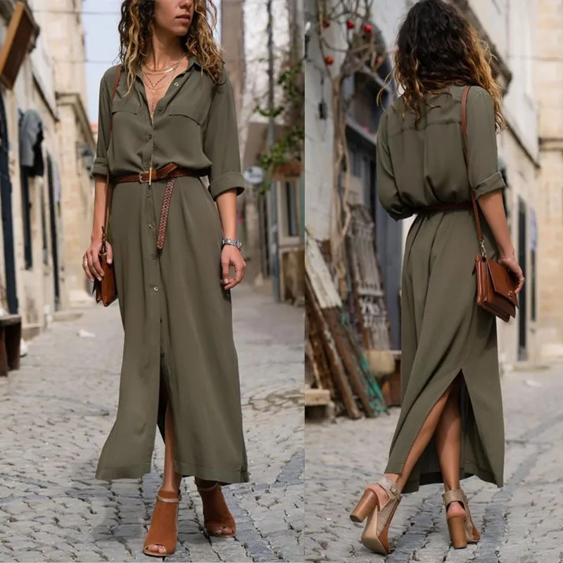 Spring Summer Women V Neck Boho Party Beach Dress Woman Solid Long Maxi Dresses Ladies Holiday Casual Sundress Female Clothes
Spring Summer Women V Neck Boho Party Beach Dress Woman Solid Long Maxi Dresses Ladies Holiday Casual Sundress Female Clothes