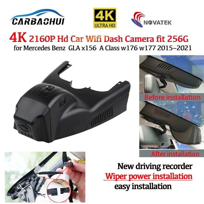4K 2160P Plug and play Car Video Recorder Dash Cam Camera for Mercedes Benz GLA x156 A Class w176 w177 2015 2016 2017 2018 2021
4K 2160P Plug and play Car Video Recorder Dash Cam Camera for Mercedes Benz GLA x156 A Class w176 w177 2015 2016 2017 2018 2021