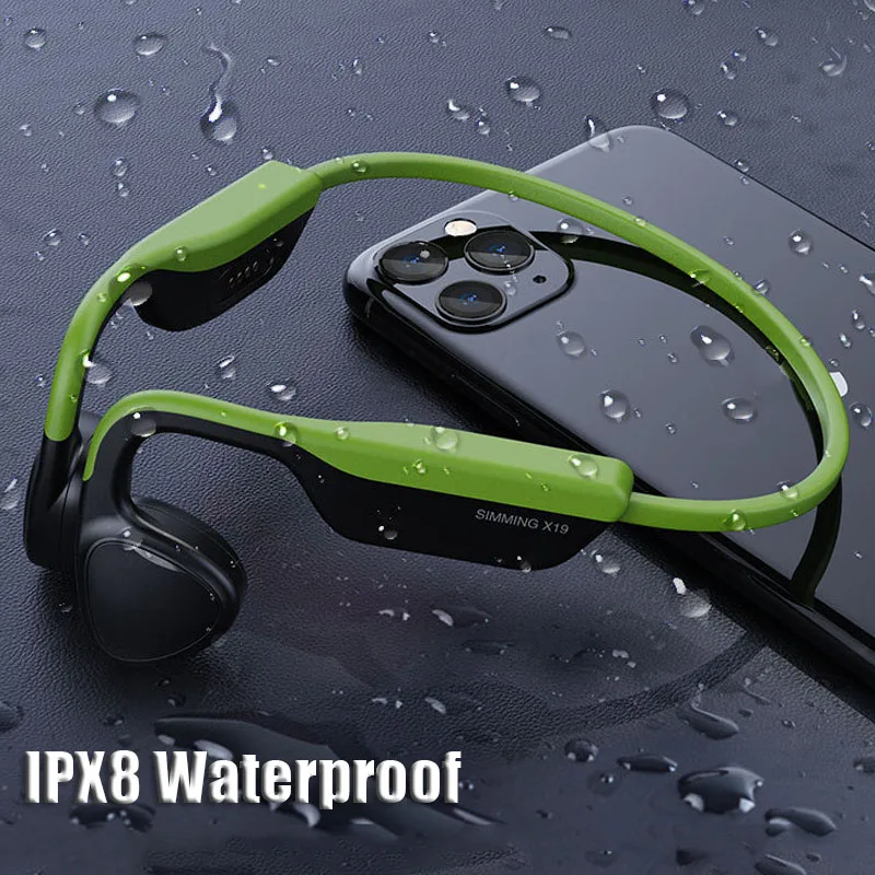 Swimming Bone Conduction Headphones 8GB MP3 Player Bluetooth Wireless Earphone IPX8 Waterproof Headset with MIC for Handsfree
Swimming Bone Conduction Headphones 8GB MP3 Player Bluetooth Wireless Earphone IPX8 Waterproof Headset with MIC for Handsfree