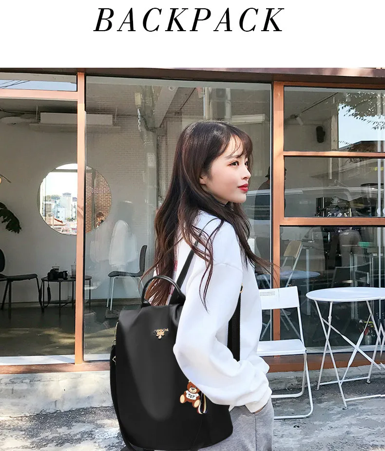 Women Waterproof Oxford Backpack Fashion Anti-theft Large Capacity Backpack travel Backpacks 2020 Women's Backpack for Teenagers
Women Waterproof Oxford Backpack Fashion Anti-theft Large Capacity Backpack travel Backpacks 2020 Women's Backpack for Teenagers