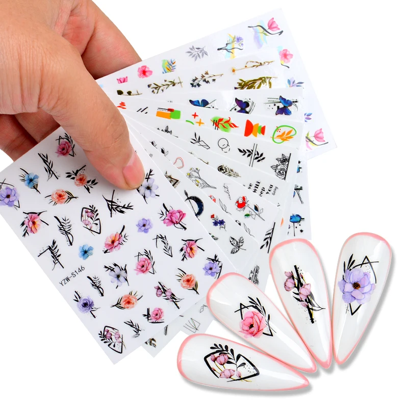 2022 New 5D Black White Butterfly Nail Sticker Rose Flower Fairy Design Adhesive Slider Nails Art Manicure Decoration Tip
2022 New 5D Black White Butterfly Nail Sticker Rose Flower Fairy Design Adhesive Slider Nails Art Manicure Decoration Tip