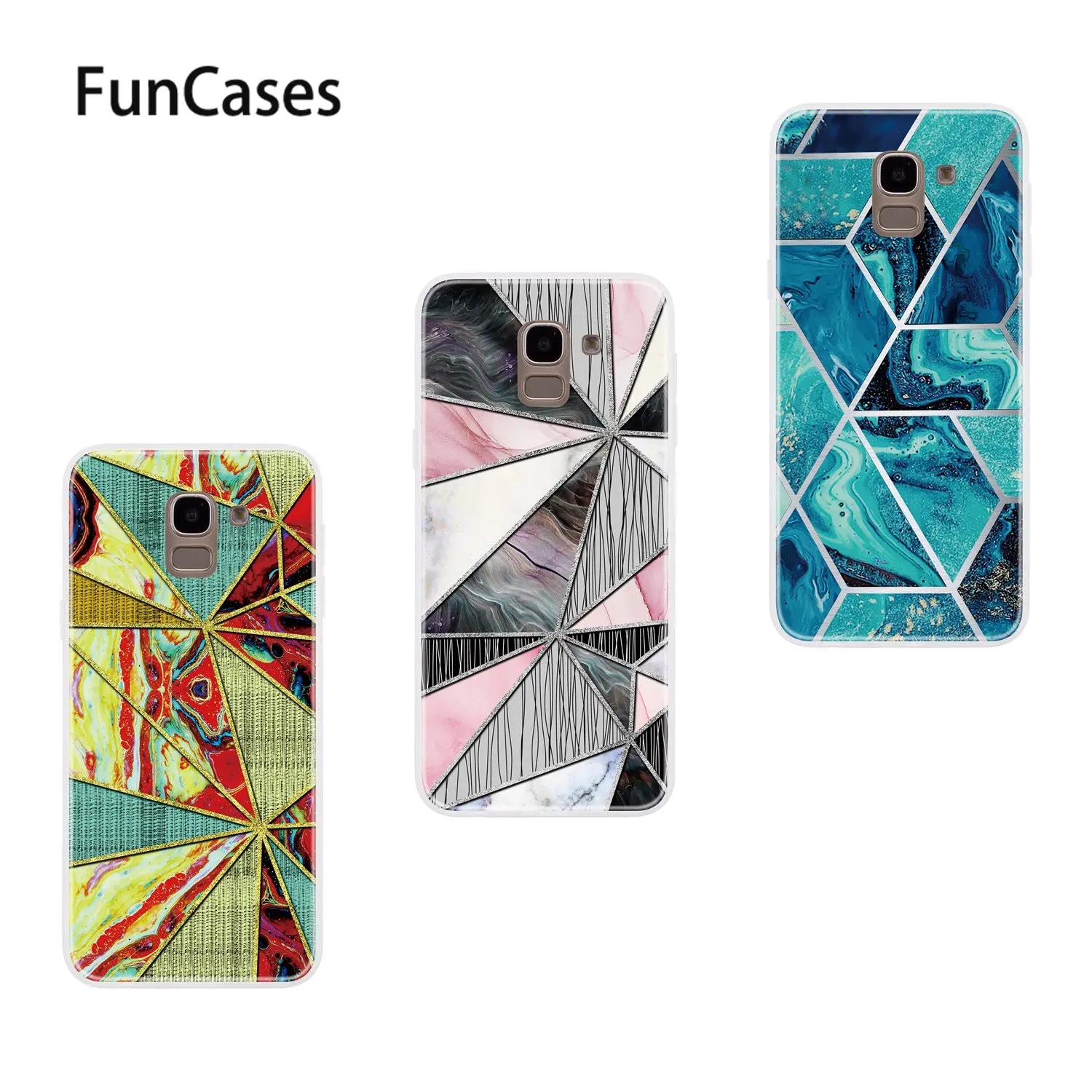 Красочный мягкий силиконовый чехол для samsung S8 Plus Fundas + J6 2018 крышка J5 2017 S9 плюс S10 Lite