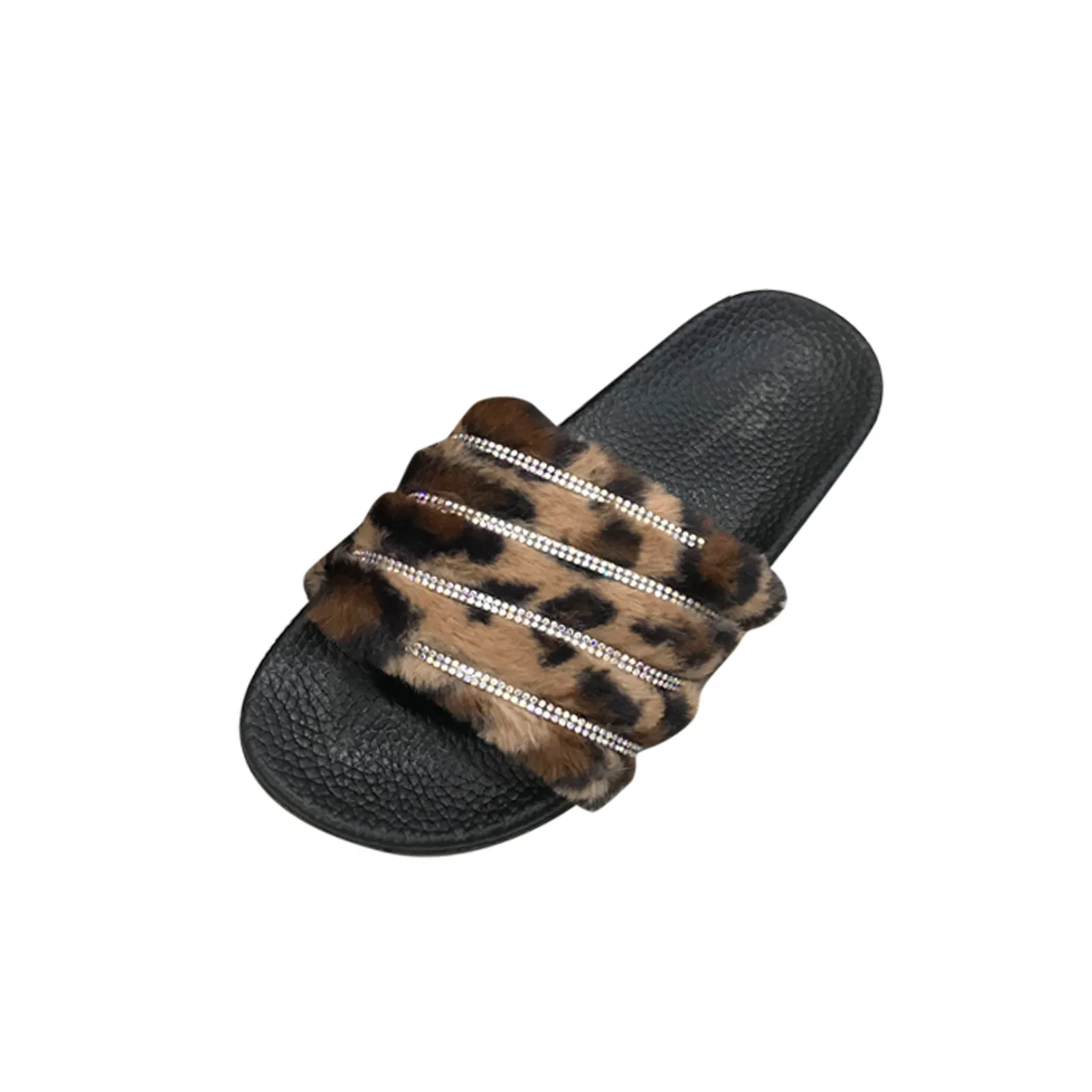 Summer Fashion New Casual Women's Slippers With Bright Diamond Leopard Pattern Bow Tied Slip on Leisure Platform Summer Sandal 
Summer Fashion New Casual Women's Slippers With Bright Diamond Leopard Pattern Bow Tied Slip on Leisure Platform Summer Sandal