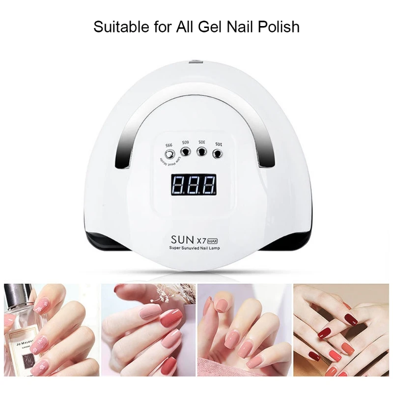 094E 150W Gel UV Nail Fast Dryer Gel Nails Polish Curing Lamp Professional Home and Salon with 4 Timer Setting Auto Sensor for
094E 150W Gel UV Nail Fast Dryer Gel Nails Polish Curing Lamp Professional Home and Salon with 4 Timer Setting Auto Sensor for