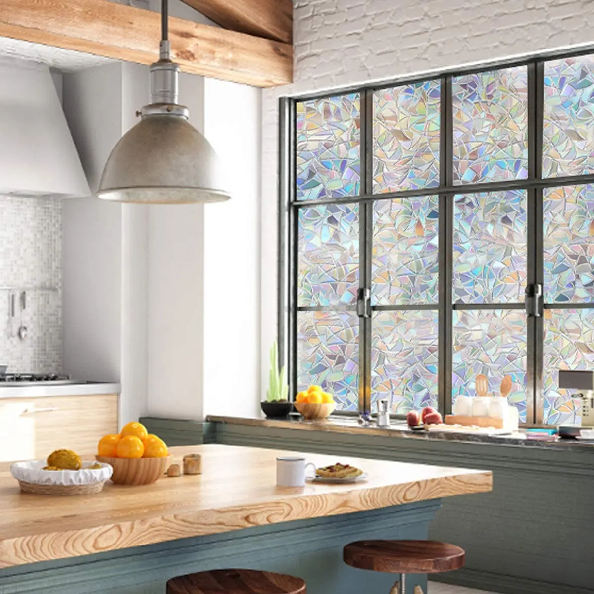 Decorative Rainbow Window Film Translucent Refraction Privacy Film Non-Adhesive Glass-Sticker 3D Static Cling Window Decals
Decorative Rainbow Window Film Translucent Refraction Privacy Film Non-Adhesive Glass-Sticker 3D Static Cling Window Decals