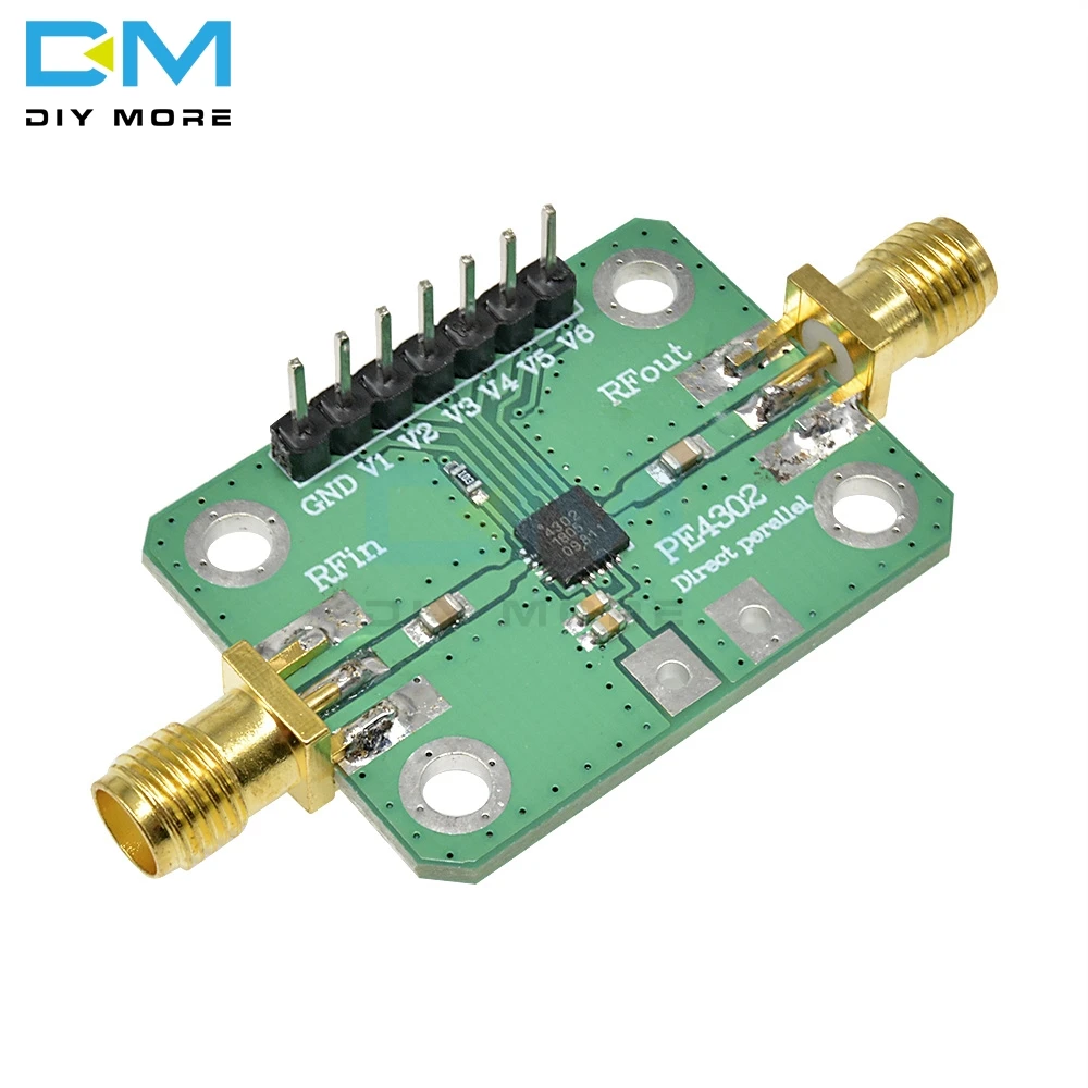 Female PE4302 RF Attenuator Numerical Control Attenuator Module Parallel Immediate Mode 1MHz~4GHz NC Attenuator 50ohm SMA PE4302
Female PE4302 RF Attenuator Numerical Control Attenuator Module Parallel Immediate Mode 1MHz~4GHz NC Attenuator 50ohm SMA PE4302