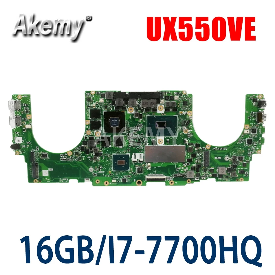 UX550VE для ASUS UX550VD UX550VW UX550V материнская плата ноутбука I7-7700HQ GTX1050TI-4G 16 ГБ протестирована 100% работа оригинальная материнская плата
UX550VE для ASUS UX550VD UX550VW UX550V материнская плата ноутбука I7-7700HQ GTX1050TI-4G 16 ГБ протестирована 100% работа оригинальная материнская плата