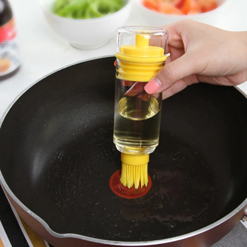 2in1 Multifunction Oil Brushes Bottle high temperature Silicone BBQ Barbecue Oil Cake Brush baking Basting Oil Brush Cook Tools
2in1 Multifunction Oil Brushes Bottle high temperature Silicone BBQ Barbecue Oil Cake Brush baking Basting Oil Brush Cook Tools