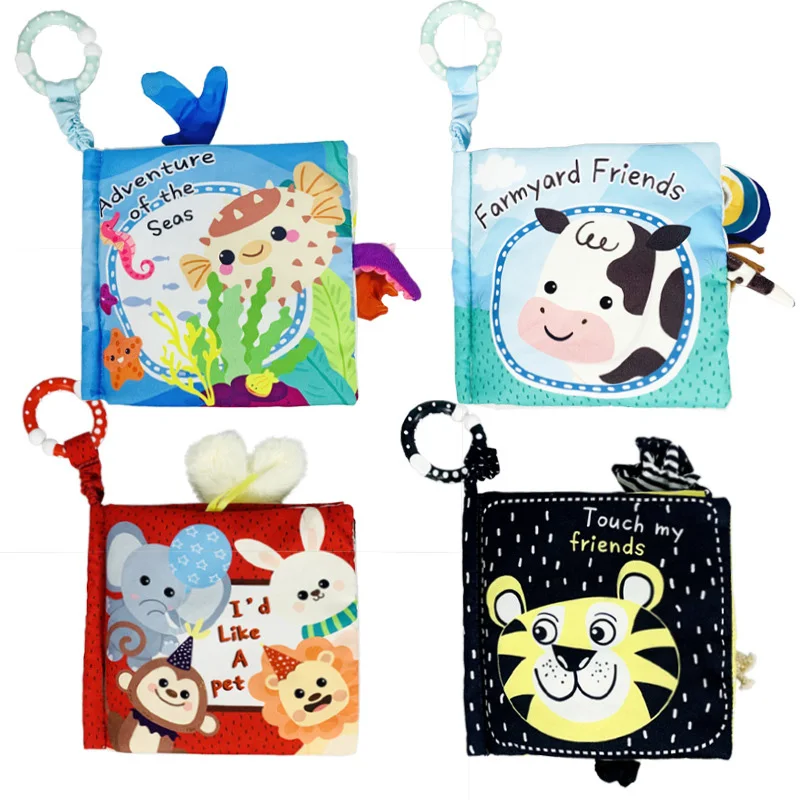 Soft Baby Cloth Book With Animal Tails Toddlers Quiet Book Safe Early Learning Babies First Books Gifts For 0-3 Year Old Toddler
Soft Baby Cloth Book With Animal Tails Toddlers Quiet Book Safe Early Learning Babies First Books Gifts For 0-3 Year Old Toddler