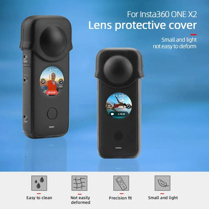 Lens Protective Cover Silicone Case for Insta360 ONE X2 Panorama Camera Accessories
Lens Protective Cover Silicone Case for Insta360 ONE X2 Panorama Camera Accessories