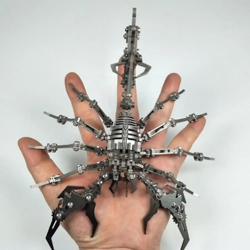 Металлический 3D-пазл в виде скорпиона, набор для самостоятельной сборки, съемный 3D-пазл, головоломка, игрушка для детей, настольное украшени...
Металлический 3D-пазл в виде скорпиона, набор для самостоятельной сборки, съемный 3D-пазл, головоломка, игрушка для детей, настольное украшени...