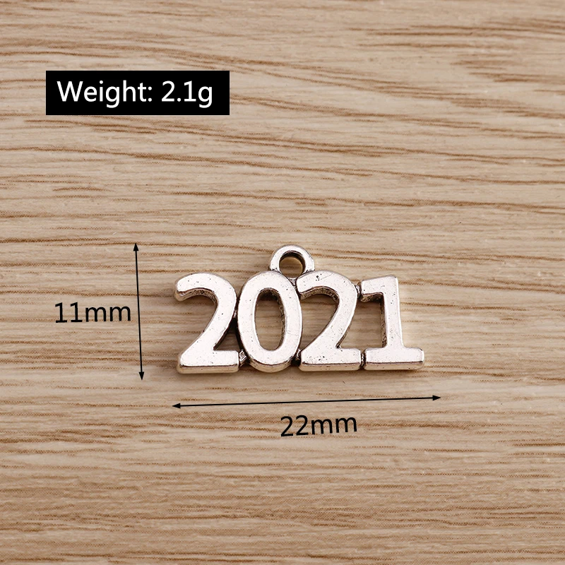 10pcs 22*11mm Number 2021 Year Charms Jewelry Making DIY Silver Color Date Charms Pendants Fit Necklaces Earrings Accessories
10pcs 22*11mm Number 2021 Year Charms Jewelry Making DIY Silver Color Date Charms Pendants Fit Necklaces Earrings Accessories