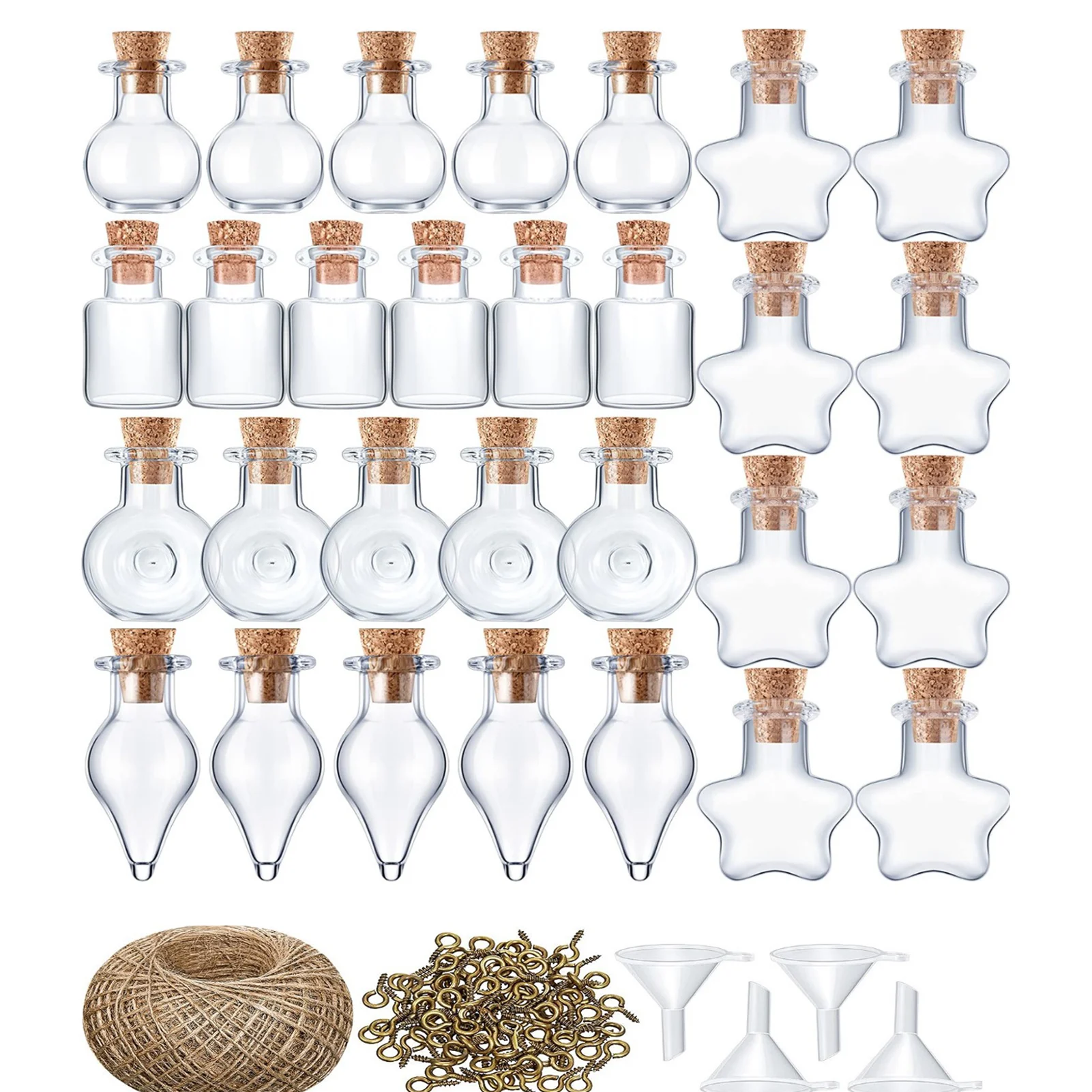 50Pcs Mini Small Glass Bottles With Clear Cork Stopper Christmas Wish Bottles Vials For Holiday Wedding Home Decoration Reliable
50Pcs Mini Small Glass Bottles With Clear Cork Stopper Christmas Wish Bottles Vials For Holiday Wedding Home Decoration Reliable
