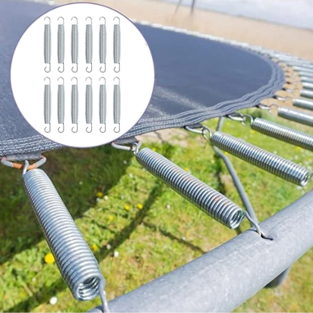 5.5 Inch Trampoline Springs Heavy Duty Stainless Steel Replacement Springs, Set of 12
5.5 Inch Trampoline Springs Heavy Duty Stainless Steel Replacement Springs, Set of 12