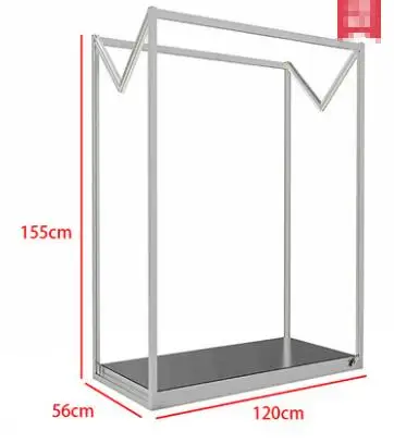 New high-end women's clothing store clothing display rack aviation aluminum alloy clothes rack champagne silver
New high-end women's clothing store clothing display rack aviation aluminum alloy clothes rack champagne silver