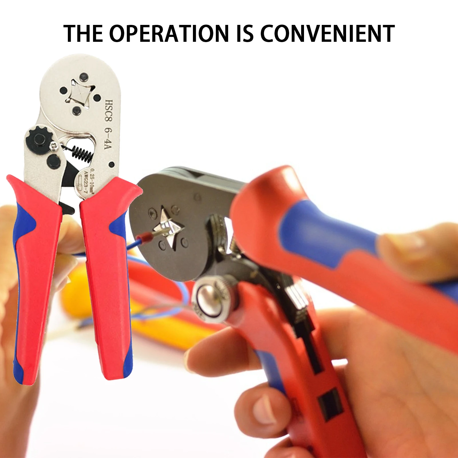 Crimper Hsc86-6 / Hsc86-4a Terminal Crimping Tool Kit Electric Crimper 0.25-10mm Hand Crimper Tool
Crimper Hsc86-6 / Hsc86-4a Terminal Crimping Tool Kit Electric Crimper 0.25-10mm Hand Crimper Tool