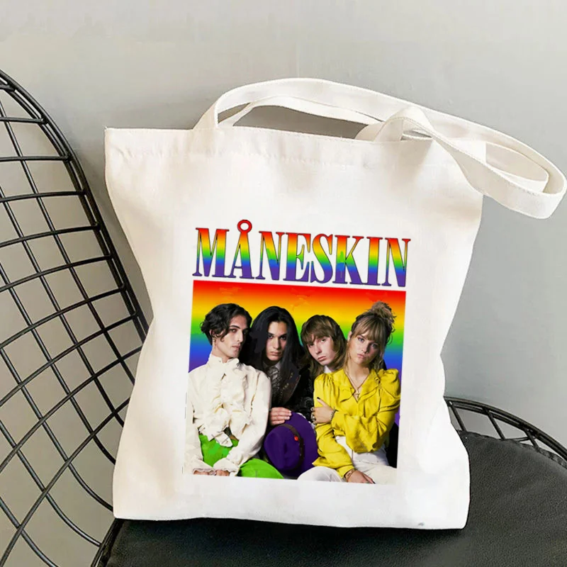 Damiano Maneskin Rainbow Pride LGBT Print Shopping Bag Tote Bags Shoulder Bag Canvas Bags Large Capacity College Handbag
Damiano Maneskin Rainbow Pride LGBT Print Shopping Bag Tote Bags Shoulder Bag Canvas Bags Large Capacity College Handbag
