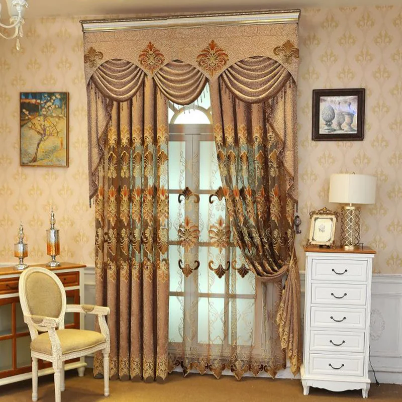 Gorgeous Luxury Embroidery Curtain Modern Home Decoration Valance Window Custom Curtains for Living Room for Bedroom Dining Room
Gorgeous Luxury Embroidery Curtain Modern Home Decoration Valance Window Custom Curtains for Living Room for Bedroom Dining Room