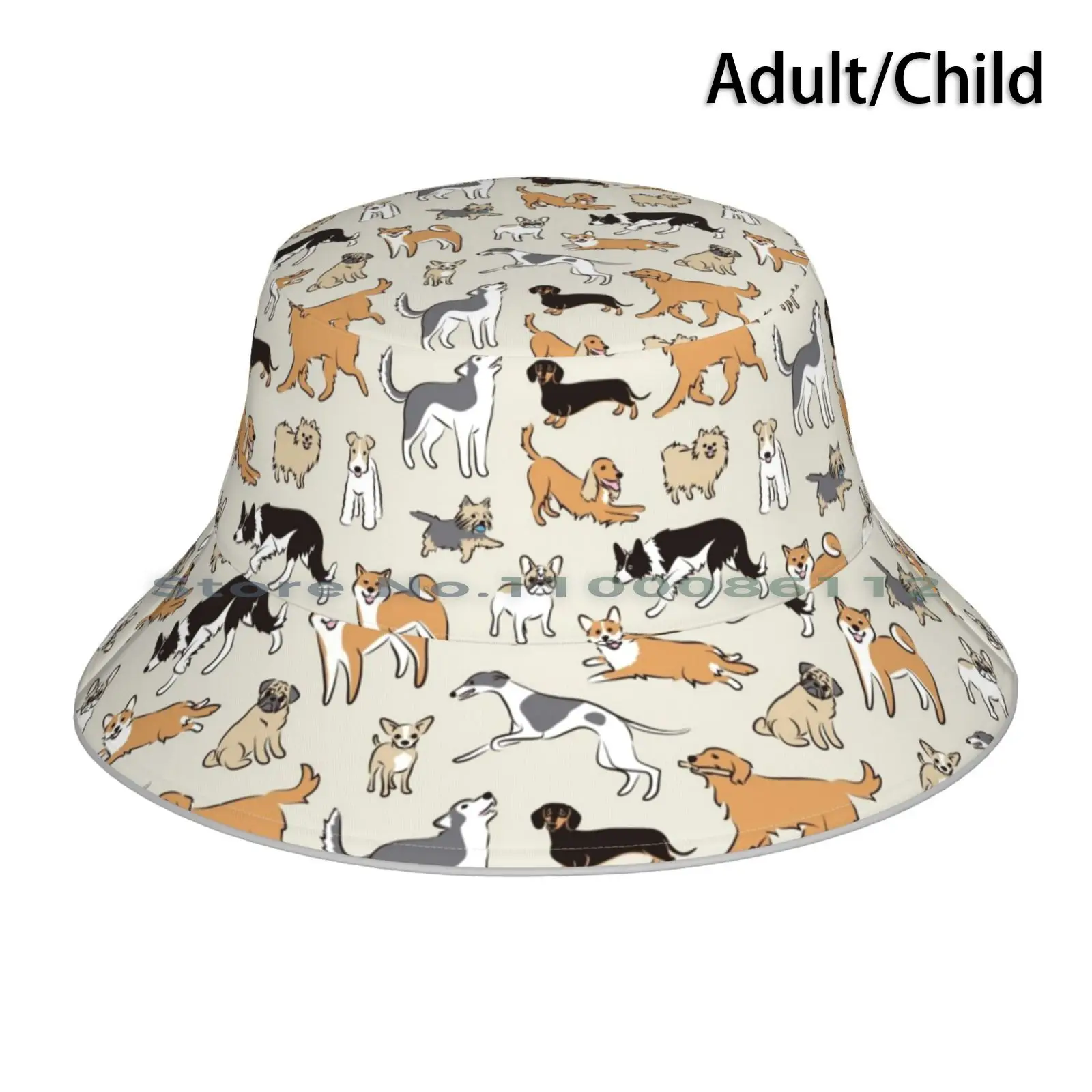 Dogs Fun Beige Bucket Hat Sun Cap Greyhound French Bulldog Yorkshire Terrier Shiba Inu Pomeranian Siberian Husky Corgi
Dogs Fun Beige Bucket Hat Sun Cap Greyhound French Bulldog Yorkshire Terrier Shiba Inu Pomeranian Siberian Husky Corgi