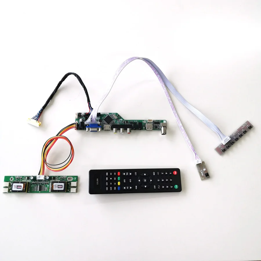 For LM190E08-TLB2/TLB4 Remote+Inverter+keyboard VGA AV USB RF 4CCFL 30Pin LVDS LCD Display Panel TV Controller Board Kit
For LM190E08-TLB2/TLB4 Remote+Inverter+keyboard VGA AV USB RF 4CCFL 30Pin LVDS LCD Display Panel TV Controller Board Kit