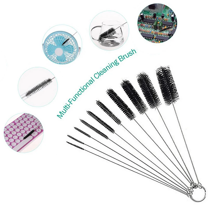 10pcs Set Strip Type Stainless Steel Cleaner Bottle Tube Pipe Small Long Handle Cleaning Brushes Household Cleaning Kit
10pcs Set Strip Type Stainless Steel Cleaner Bottle Tube Pipe Small Long Handle Cleaning Brushes Household Cleaning Kit