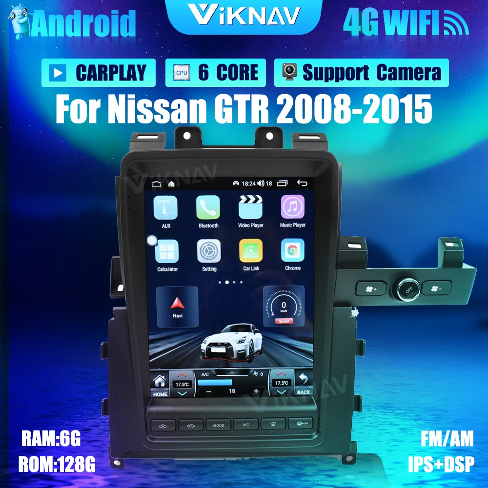 12.1inch Android Car Radio For Nissan GTR 2008-2015 GPS Audio Radio Stereo HD Screen Multimedia 4G Wifi GPS Navigation Head Unit
12.1inch Android Car Radio For Nissan GTR 2008-2015 GPS Audio Radio Stereo HD Screen Multimedia 4G Wifi GPS Navigation Head Unit