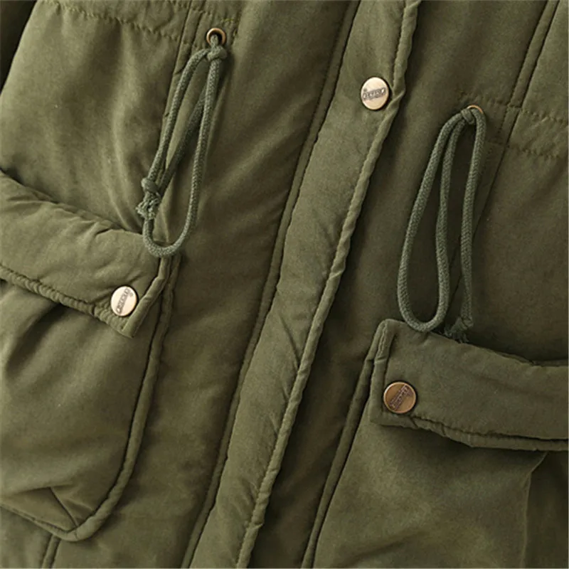 Winter Jacket Hooded Parkas Women Faux Fur collar Fashion Cotton Coat Warm Lambswool Overcoat Female Plus size Parka Winter Coat
Winter Jacket Hooded Parkas Women Faux Fur collar Fashion Cotton Coat Warm Lambswool Overcoat Female Plus size Parka Winter Coat
