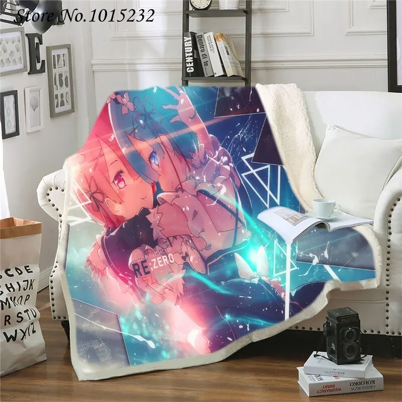 Re: Life a Different World from Zero Rem 3D Print Throw Plush Sherpa Blanket Thin Quilt Sofa Chair Bedding Supply Adults Kids 04
Re: Life a Different World from Zero Rem 3D Print Throw Plush Sherpa Blanket Thin Quilt Sofa Chair Bedding Supply Adults Kids 04