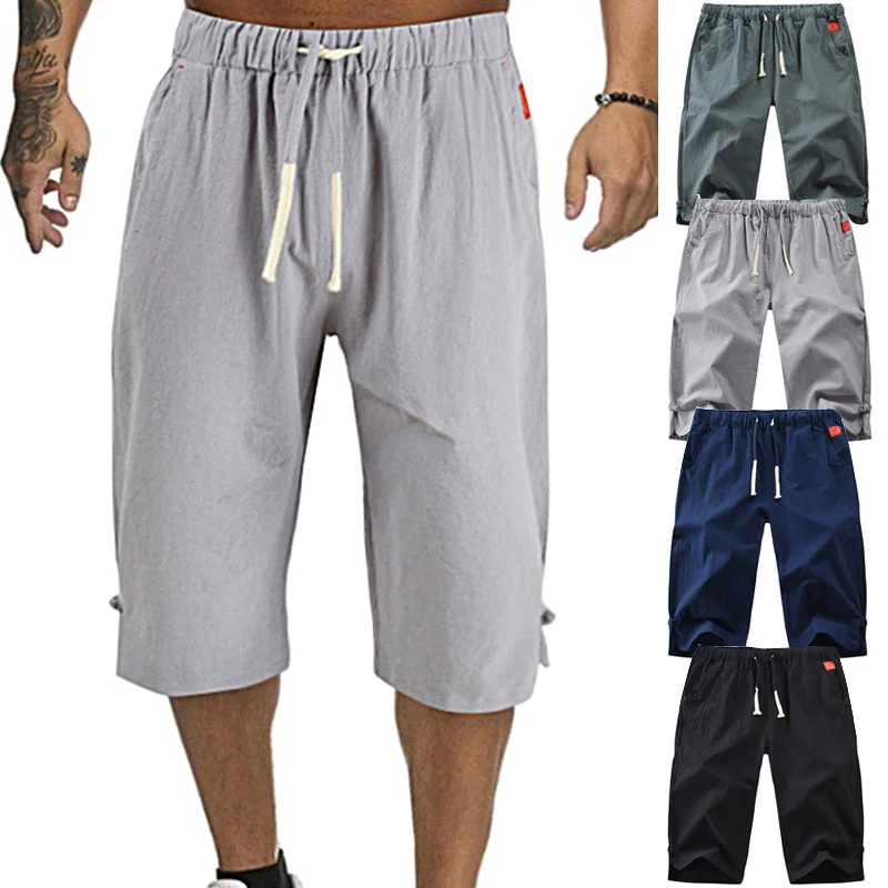 Men Casual Pants Beach Shorts Drawstring Solid Fashion Breathable Thin Shorts Summer Jogging Fashion Cotton And Linen Cool
Men Casual Pants Beach Shorts Drawstring Solid Fashion Breathable Thin Shorts Summer Jogging Fashion Cotton And Linen Cool