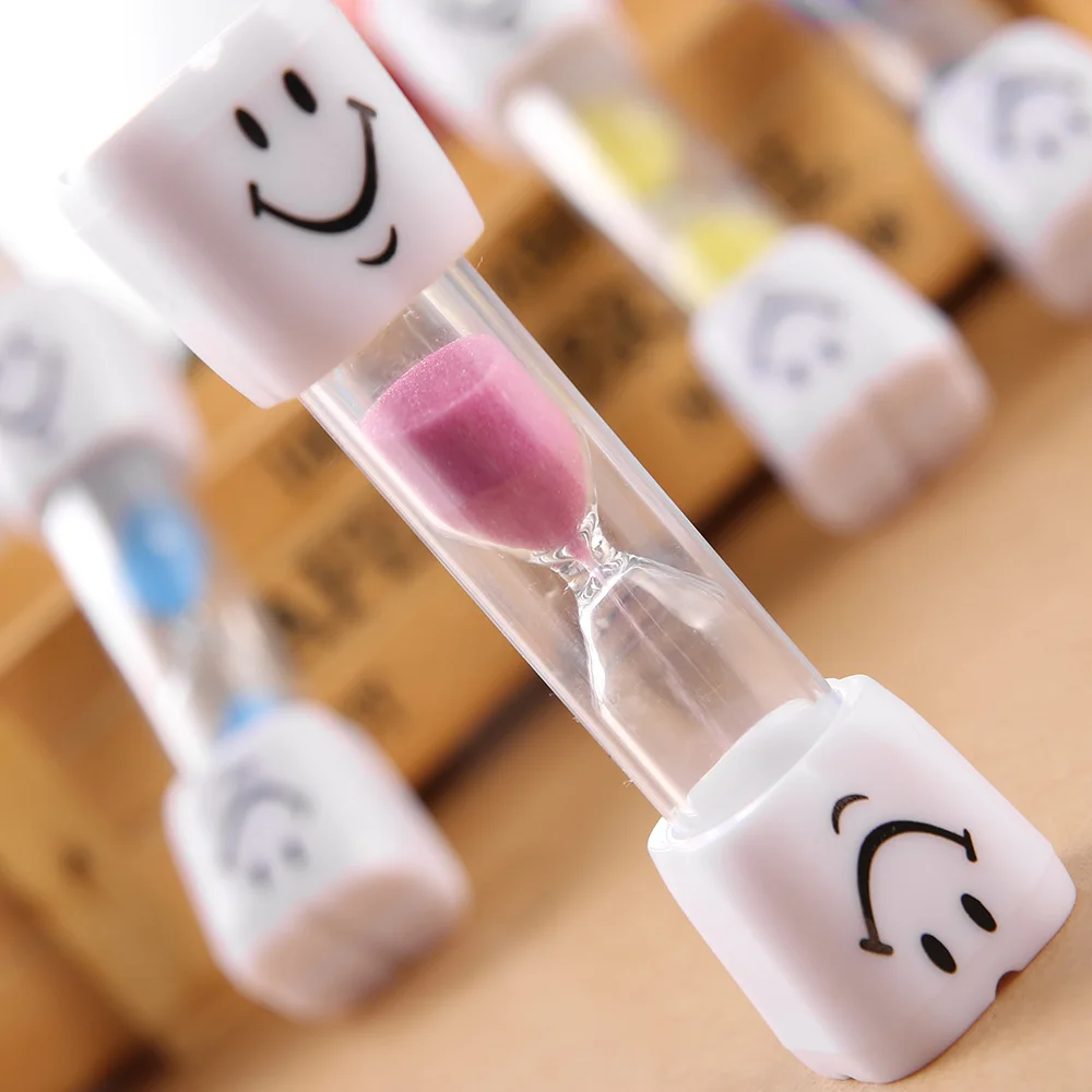 1PC Smile Face Hourglass Children Kids Toothbrush Timer 3-Minute Smile Sandglass Tooth Brushing Hourglass Shower Sand Time Clock
1PC Smile Face Hourglass Children Kids Toothbrush Timer 3-Minute Smile Sandglass Tooth Brushing Hourglass Shower Sand Time Clock