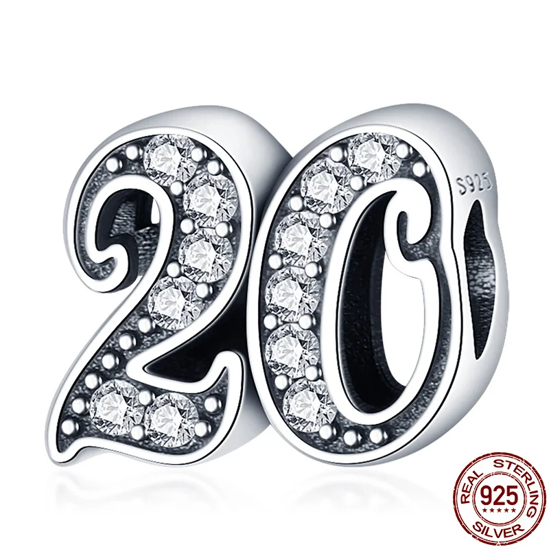 2021 New Fit Pandora Bracelet Necklace Arabic Numeral 20 Plata De Ley Charm Bead Lady DIY Jewelry Gift
2021 New Fit Pandora Bracelet Necklace Arabic Numeral 20 Plata De Ley Charm Bead Lady DIY Jewelry Gift