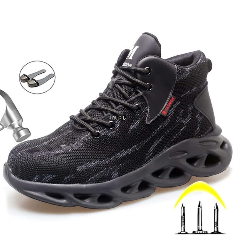 2021 Steel Toe Shoes Men Boots Protection Feet Work Shoes Lightweight Safety Shoes Men Indestructible Sneakers Male Work Boots
2021 Steel Toe Shoes Men Boots Protection Feet Work Shoes Lightweight Safety Shoes Men Indestructible Sneakers Male Work Boots